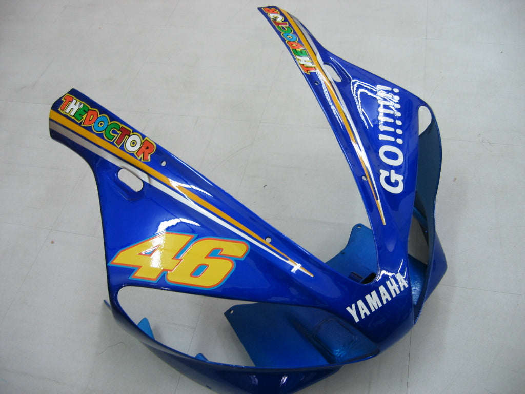 Fairings 2000-2001 Yamaha YZF-R1 Blue White No.46 R1  Generic