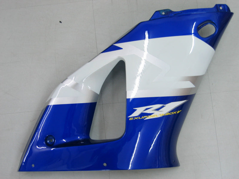 Fairings 2000-2001 ياماها YZF-R1 أزرق أبيض رقم 46 R1 عام