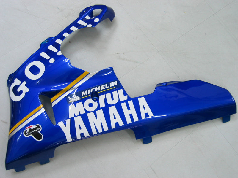 Fairings 2000-2001 ياماها YZF-R1 أزرق أبيض رقم 46 R1 عام