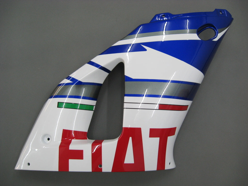 Fairings 2000-2001 Yamaha YZF-R1 Blue White No.46 FIAT  Generic