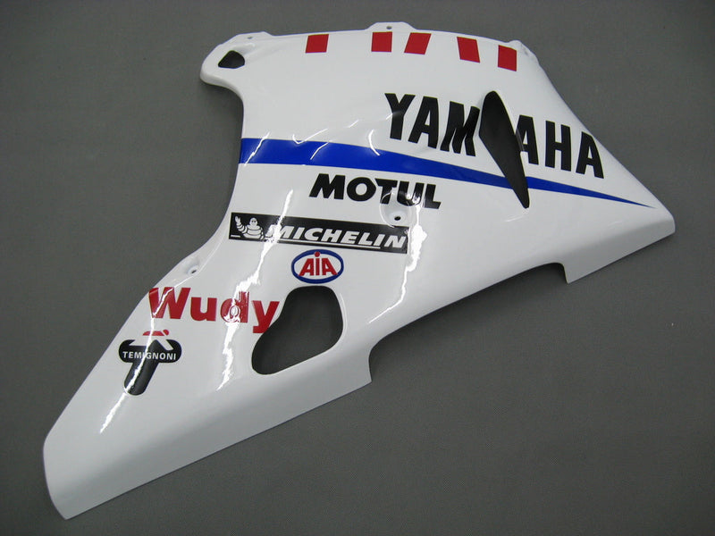 Fairings 2000-2001 Yamaha YZF-R1 أزرق أبيض رقم 46 فيات عام