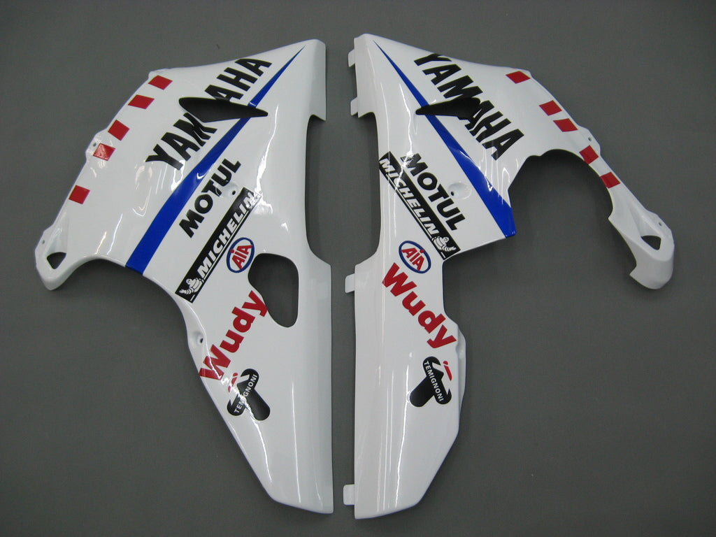 Fairings 2000-2001 Yamaha YZF-R1 Blue White No.46 FIAT  Generic