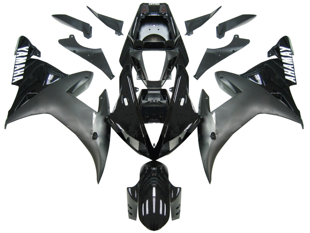 Fairings 2002-2003 Yamaha YZF-R1Contrast Black R1  Generic