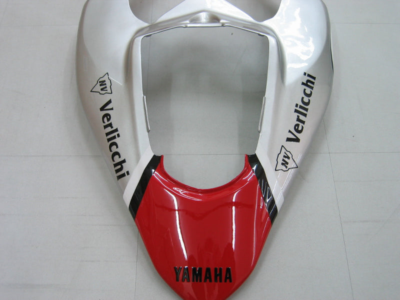 Carenados 2004-2006 Yamaha YZF-R1 Rojo Plata Fortuna R1 Genérico