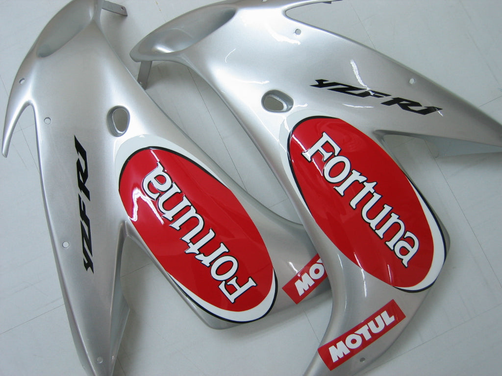 Fairings 2004-2006 Yamaha YZF-R1 Red Silver Fortuna  R1  Generic