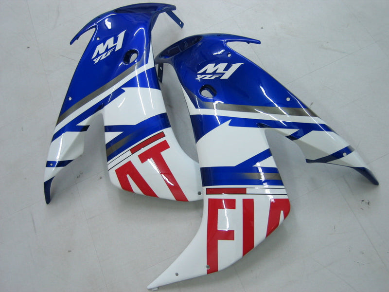 Fairings 2004-2006 ياماها YZF-R1 أزرق أبيض رقم 46 فيات عام
