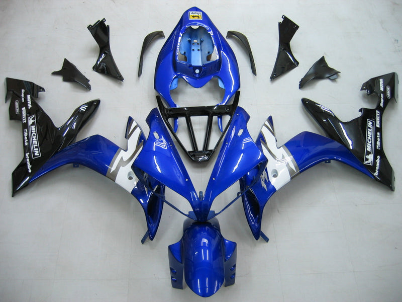 Carenados 2004-2006 Yamaha YZF-R1 Azul Negro R1 Genérico