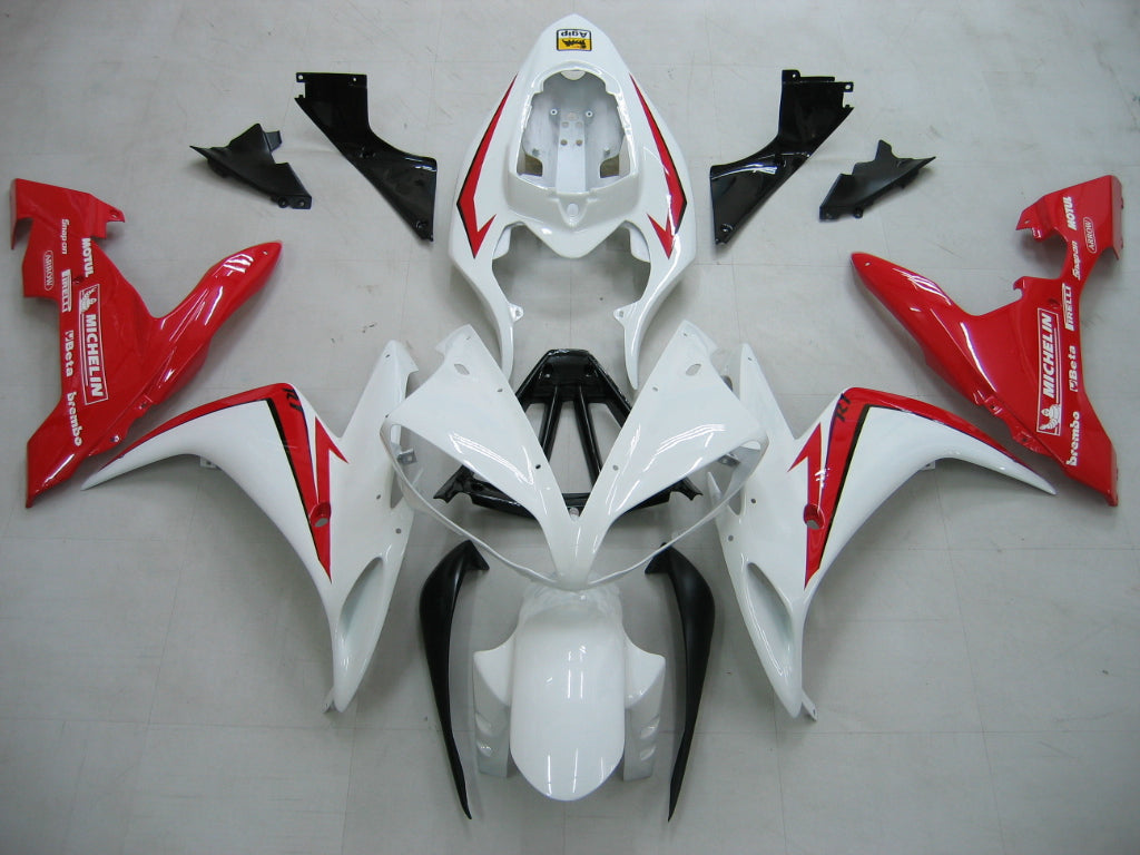 Fairings 2004-2006 Yamaha YZF-R1 White Red R1  Generic