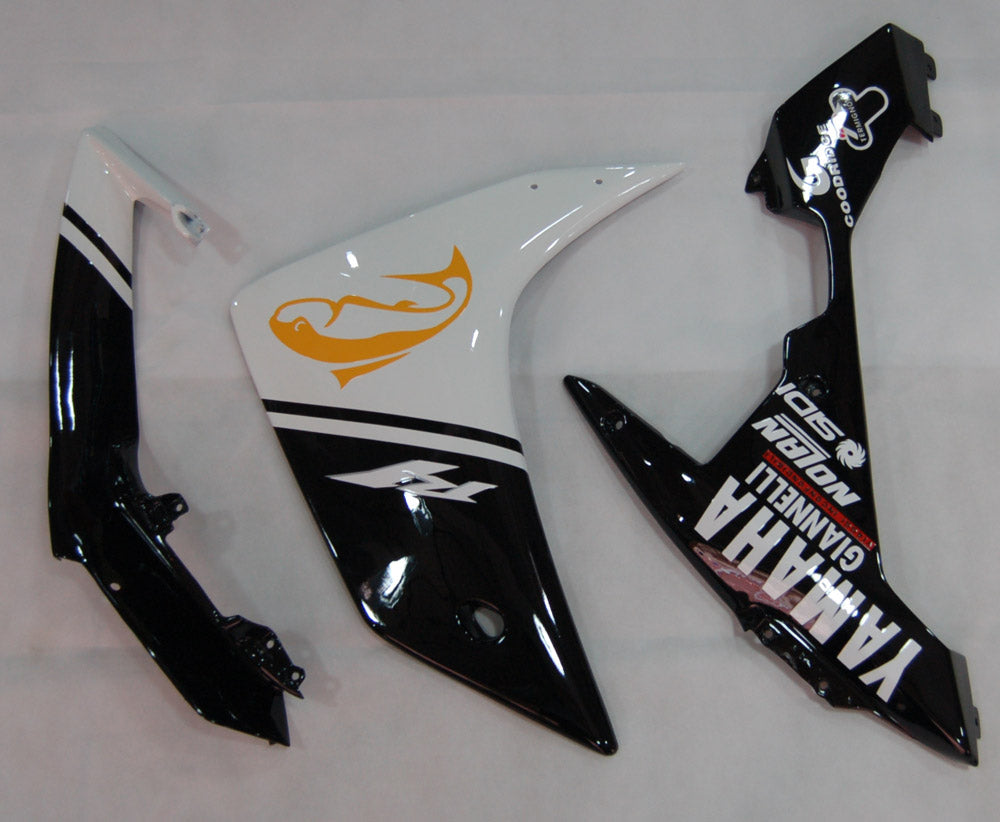 Fairings 2007-2008 Yamaha YZF-R1 Black White R1  Generic