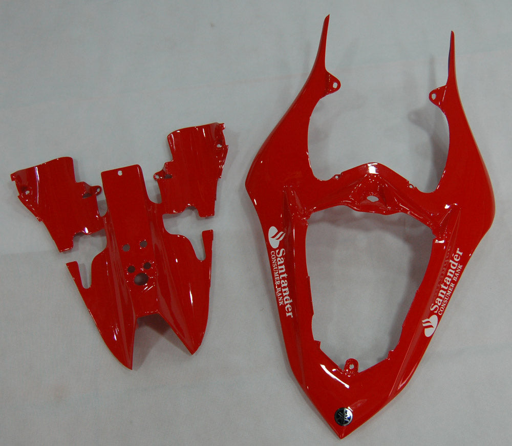 Fairings 2007-2008 Yamaha YZF-R1 Red Black Santander Bank  Generic