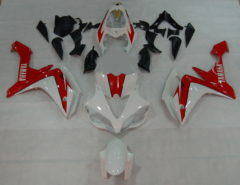 Fairings 2007-2008 Yamaha YZF-R1 White & Red R1  Generic