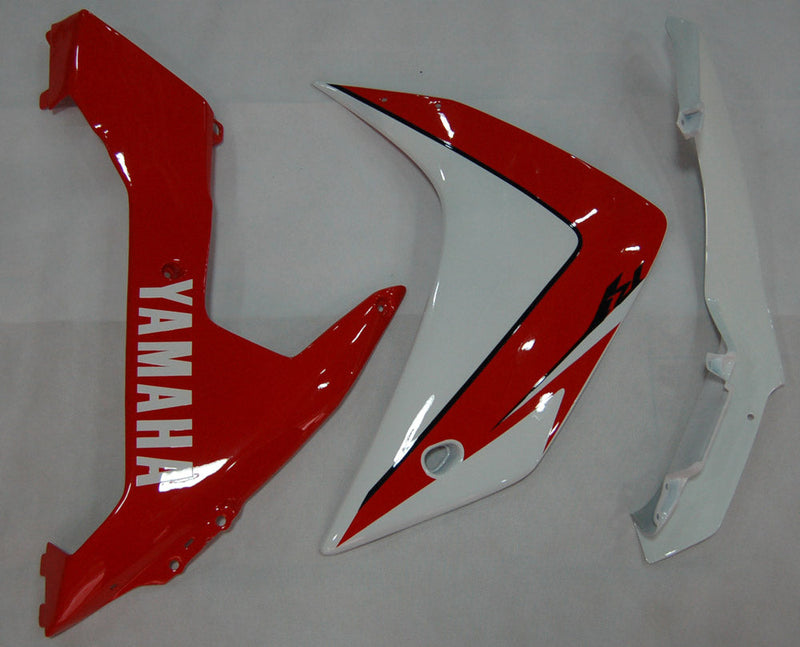 Fairings 2007-2008 ياماها YZF-R1 أبيض وأحمر R1 عام