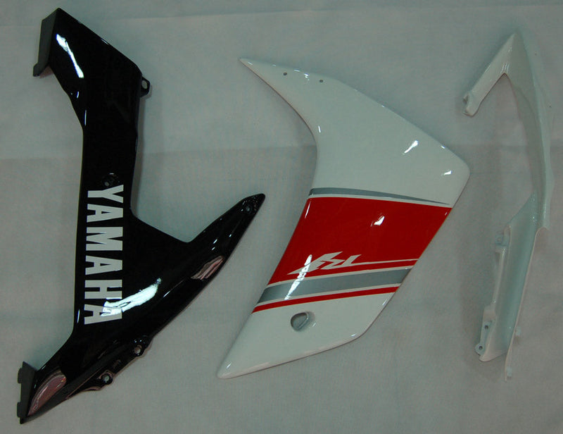 Fairings 2007-2008 ياماها YZF-R1 أبيض أحمر أسود R1 عام