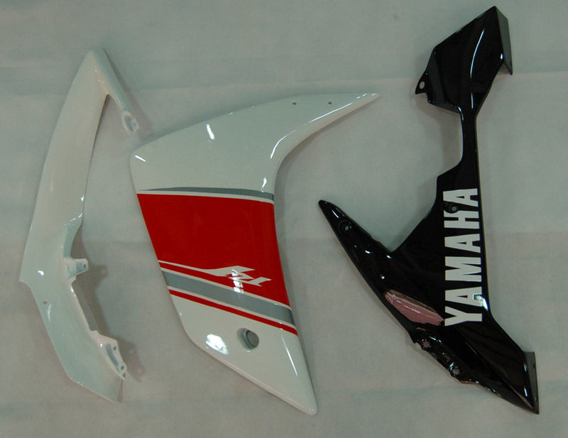 Fairings 2007-2008 ياماها YZF-R1 أبيض أحمر أسود R1 عام