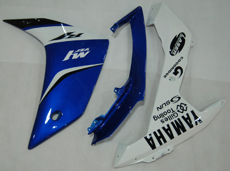 Fairings 2007-2008 ياماها YZF-R1 أزرق أبيض R1 عام