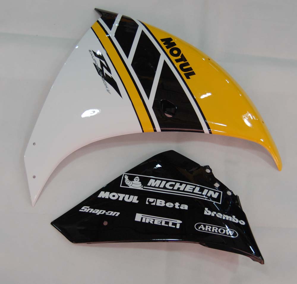 Fairings 2009-2011 Yamaha YZF-R1 Yellow Black Motul R1  Generic