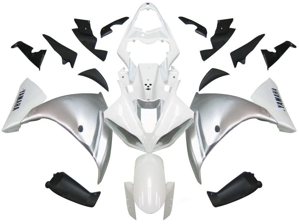 Fairings 2009-20121 Yamaha YZF-R1 White Silver R1  Generic