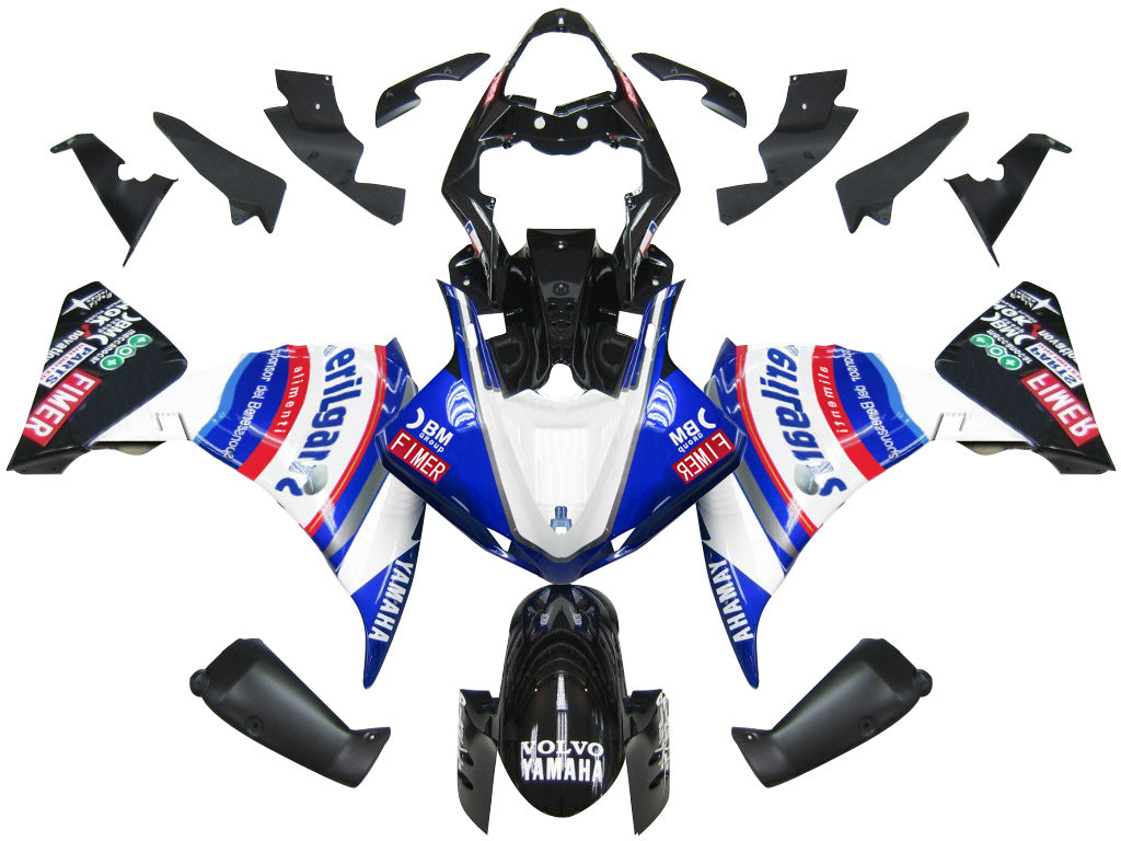 Fairings 2009-2011 Yamaha YZF-R1 Blue White Sterilgard  Generic