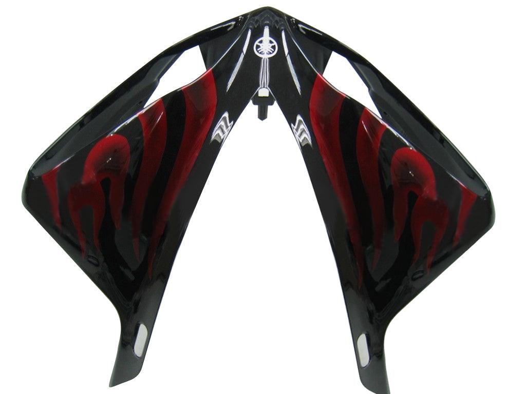 Fairings 2009-2011 Yamaha YZF-R1 Black & Red Flame  Generic