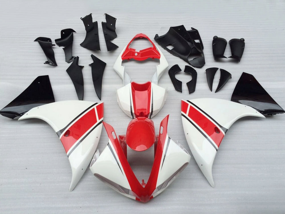 Fairings 2009-2011 Yamaha YZF-R1 White Red Black  Generic