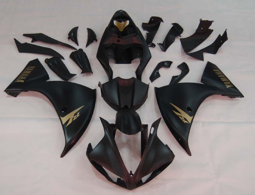 Fairings 2009-2011 Yamaha YZF-R1 Black Matte R1  Generic