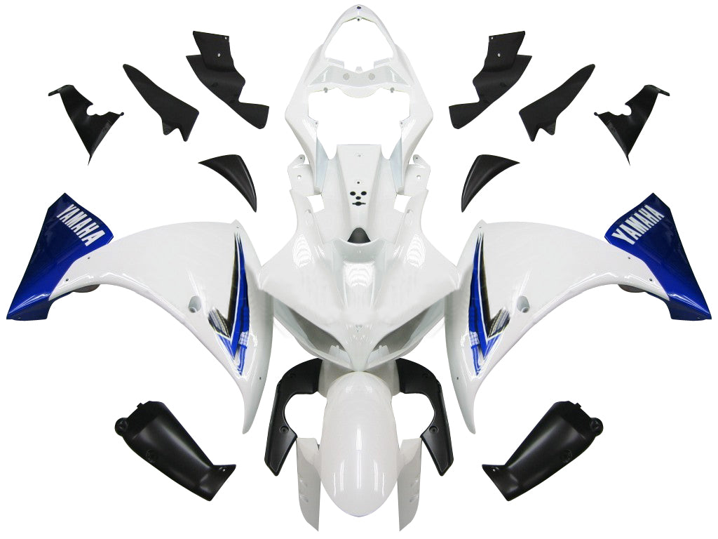 Fairings 2009-2011 Yamaha YZF-R1 White Blue Black R1  Generic