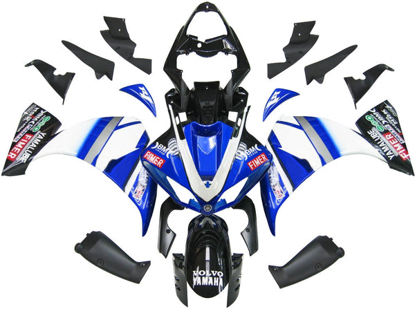 Fairings 2009-2011 ياماها YZF-R1 أزرق أسود BMC R1 عام