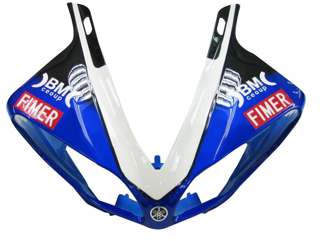 Fairings 2009-2011 ياماها YZF-R1 أزرق أسود BMC R1 عام