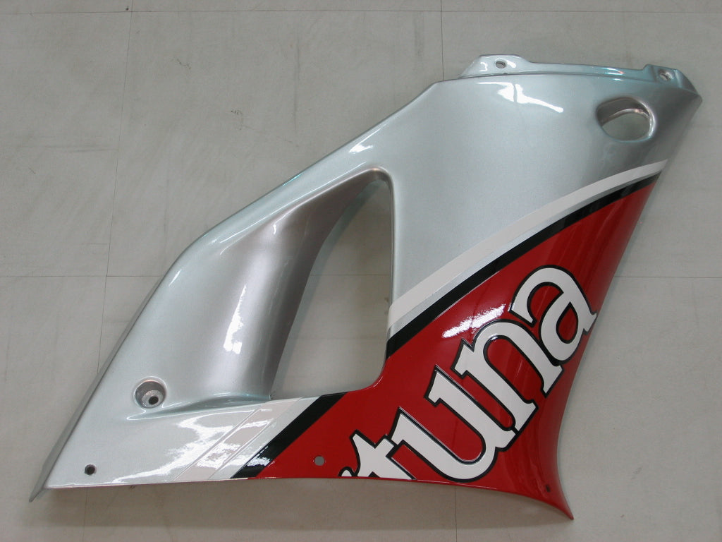 Carenados 1998-1999 Yamaha YZF-R1 Rojo Plata No.7 Fortuna Genérico