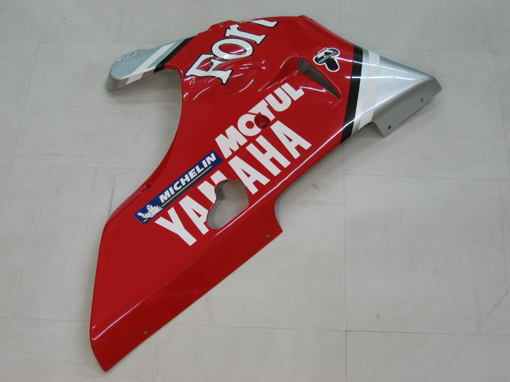 Carenados 1998-1999 Yamaha YZF-R1 Rojo Plata No.7 Fortuna Genérico