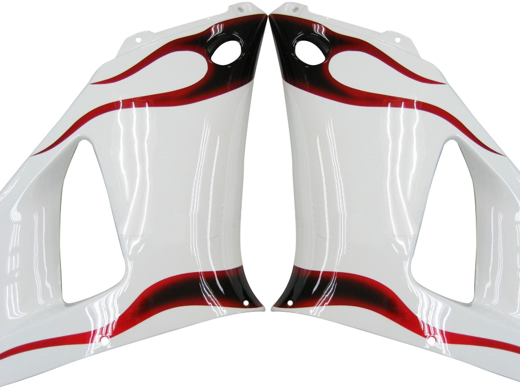 Fairings 1998-1999 Yamaha YZF-R1 White & Red Flame R1  Generic