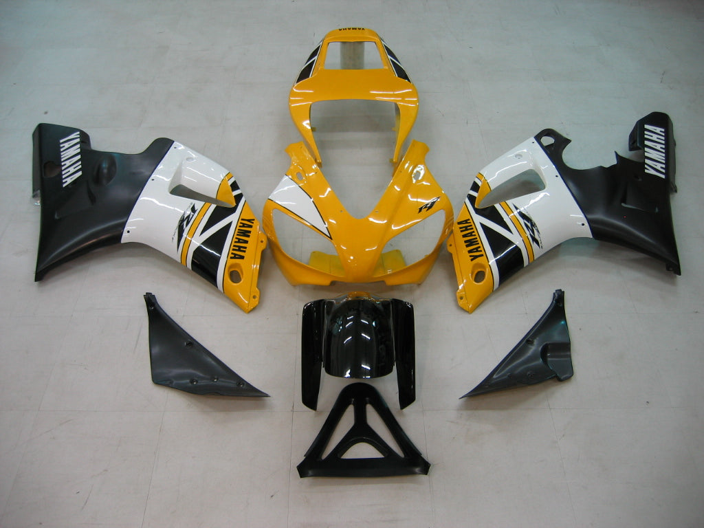 Fairings 1998-1999 Yamaha YZF-R1 Yellow White Black R1  Generic