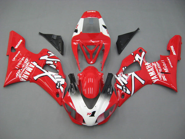 Fairings 1998-1999 Yamaha YZF-R1 Red White Virgin  R1  Generic
