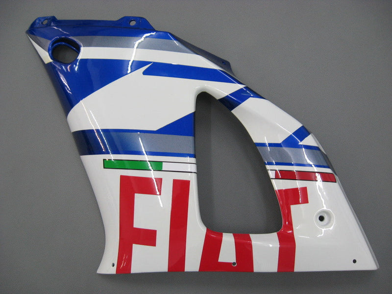 Fairings 1998-1999 Yamaha YZF-R1 Blue White No.46 FIAT   Generic