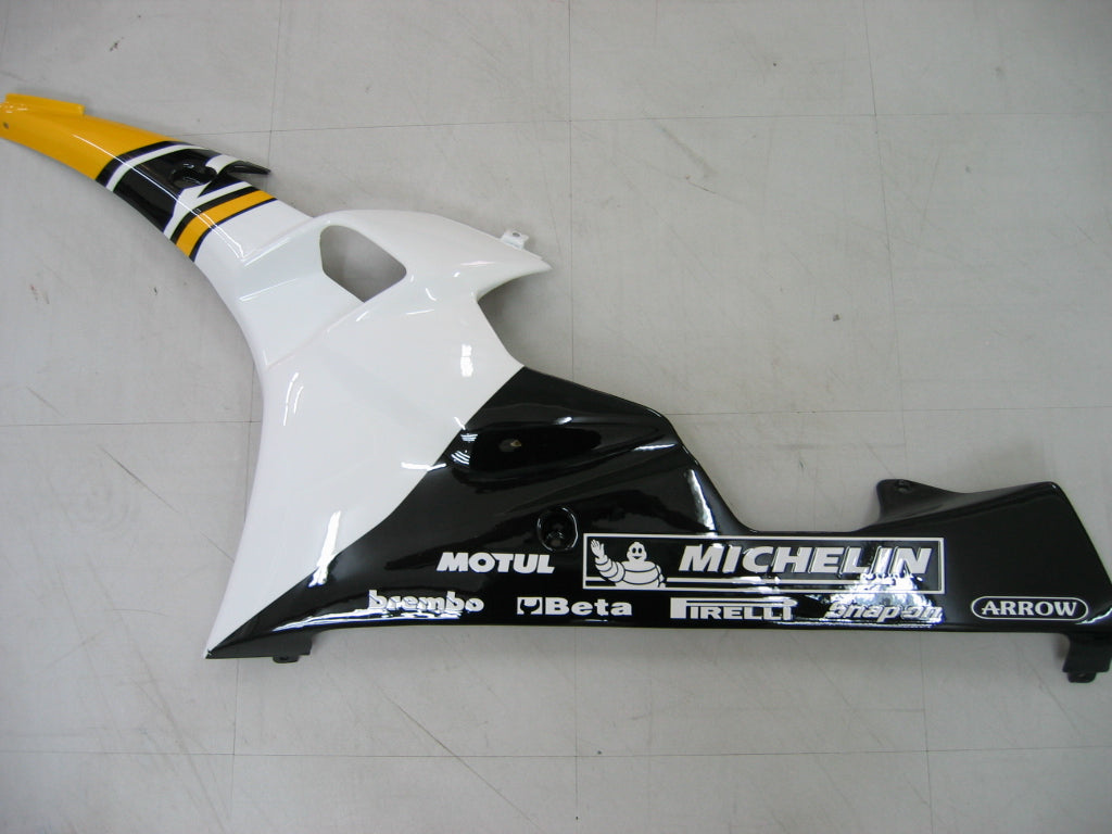 Fairings 2006-2007 Yamaha YZF-R6 Yellow White Black Motul R6  Generic