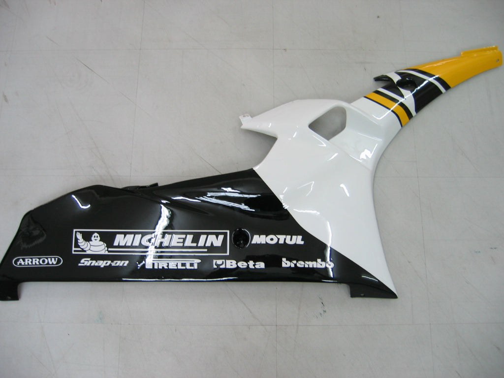 Fairings 2006-2007 Yamaha YZF-R6 Yellow White Black Motul R6  Generic