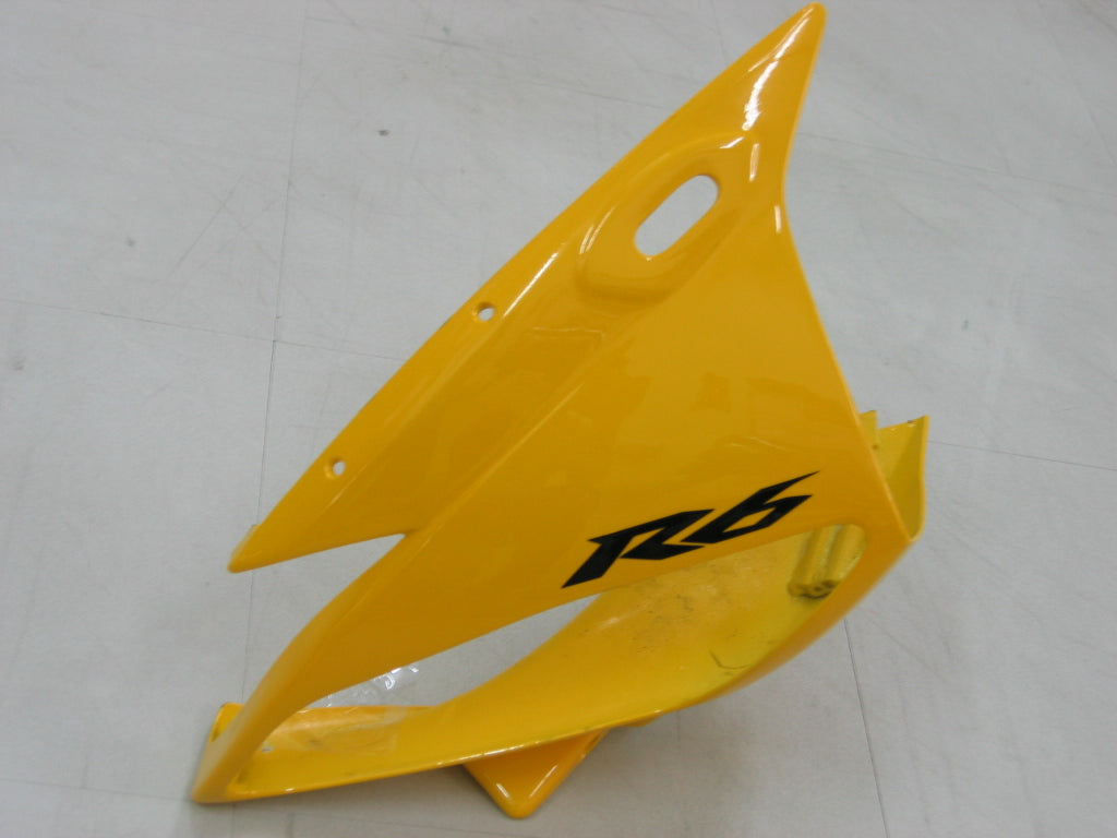 Fairings 2006-2007 Yamaha YZF-R6 Yellow White Black Motul R6  Generic