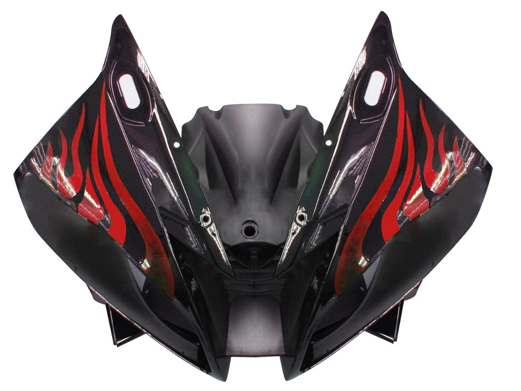 Fairings 2006-2007 Yamaha YZF-R6 Black & Red Flame R6  Generic