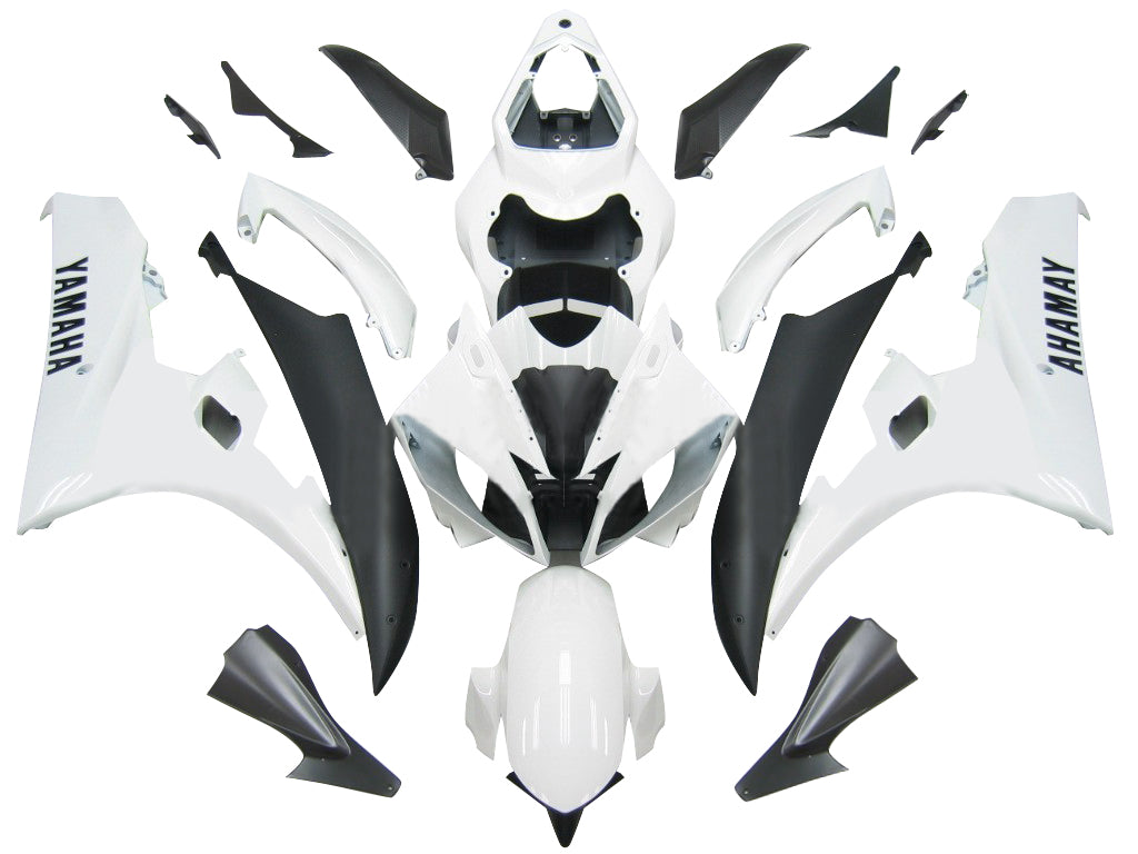 Fairings 2006-2007 Yamaha YZF-R6 White Black R6  Generic