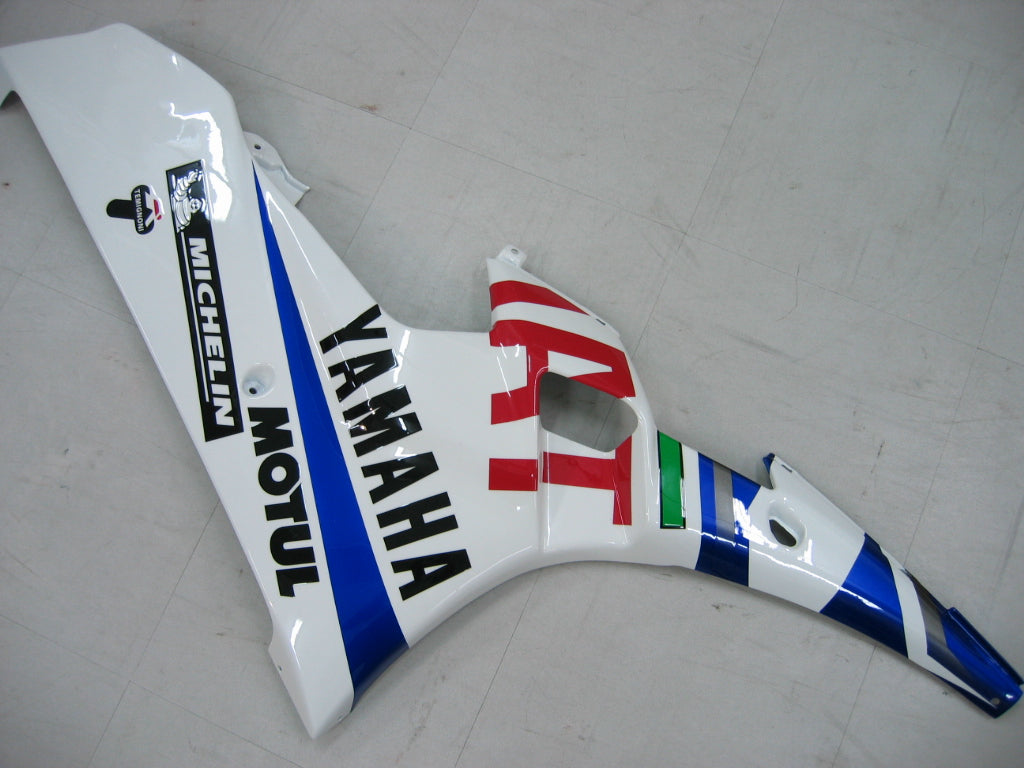 Fairings 2006-2007 Yamaha YZF-R6 White Blue No.46 FIAT R6  Generic