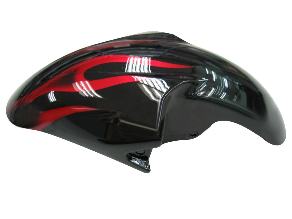 Fairingsr 1998-2002 Yamaha YZF-R6 Black & Red Flame R6  Generic