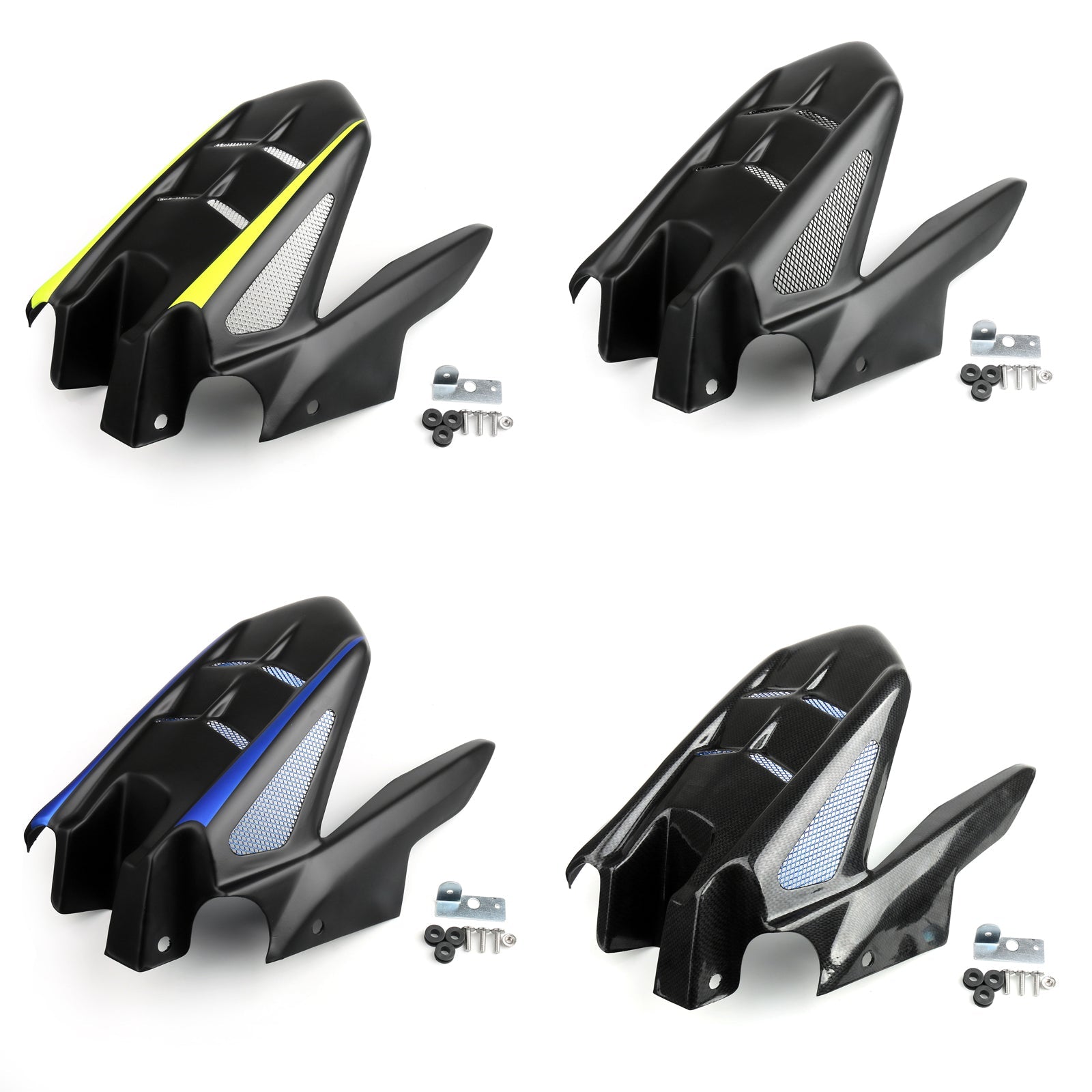 Rear Mudguard Hugger Fender Plastic For 13-15 Yamaha MT FZ 07 MT-07 FZ-07