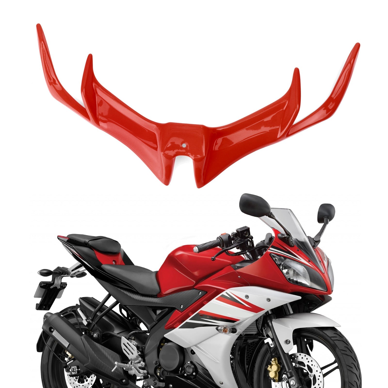 Motorcycle Front Panel Winglet Fairing For YAMAHA YZF-R15 V3.0 2017-2019 Generic