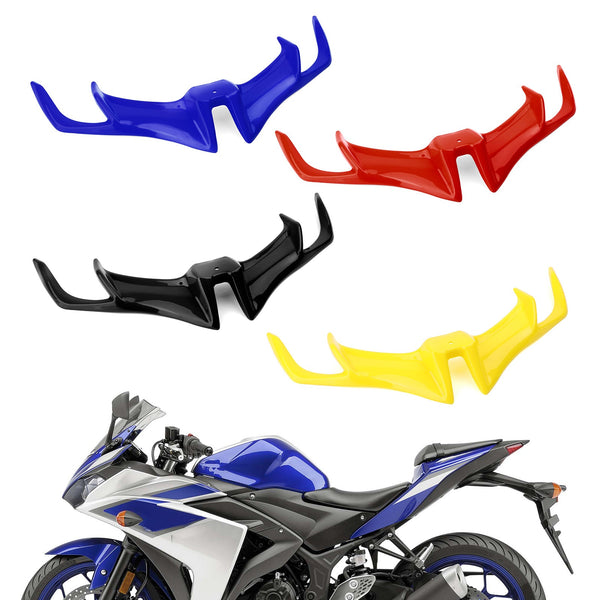 Motorcycle Front Panel Winglet Fairing For YAMAHA YZF-R15 V3.0 2017-2019