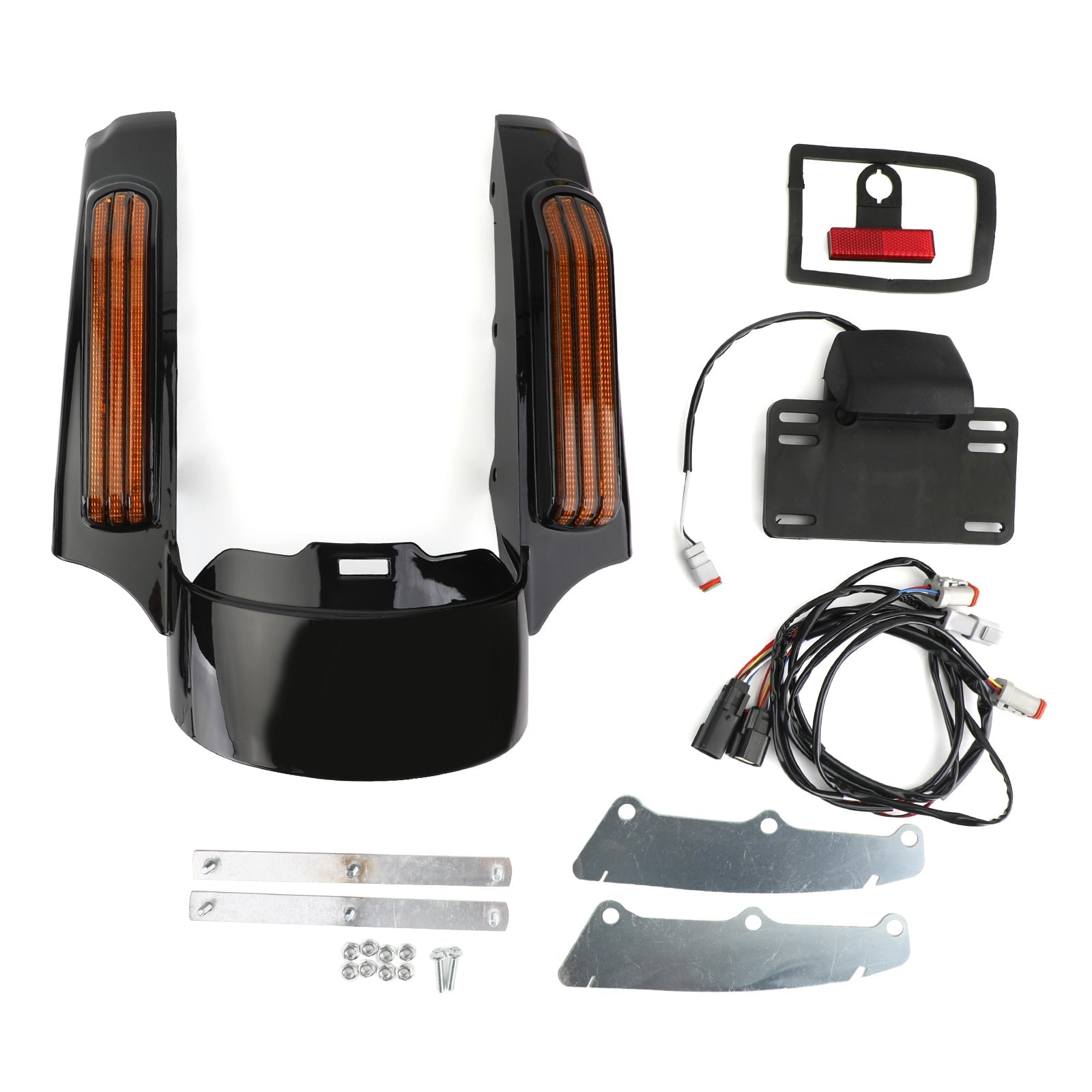 Rear Fender LED Light fit for Touring Road King FLHR Street Glide FLHX Generic