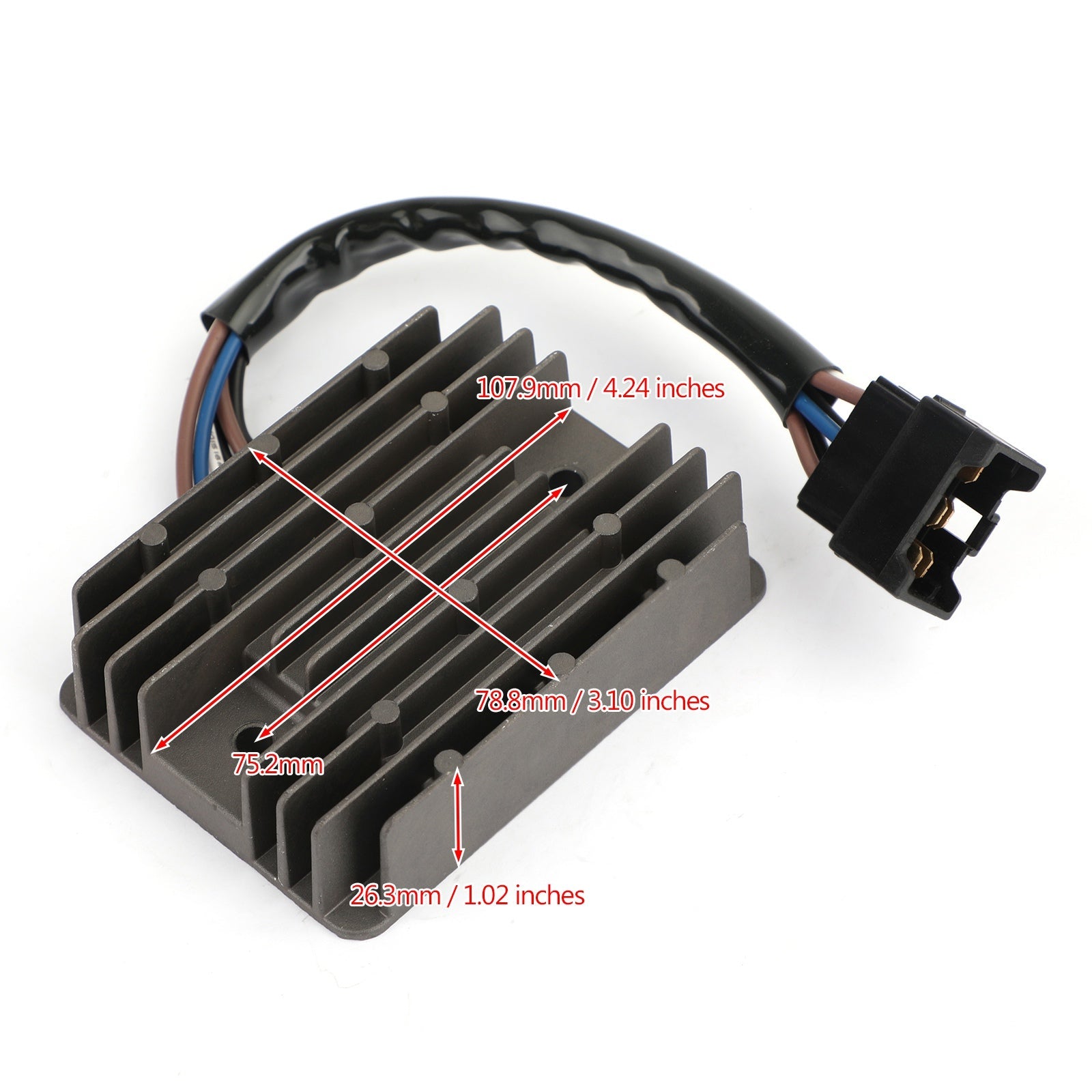 Voltage Regulator Rectifier Fit for Honda GX440 GX630 GX660 GX690 31750-Z2E-803 Generic