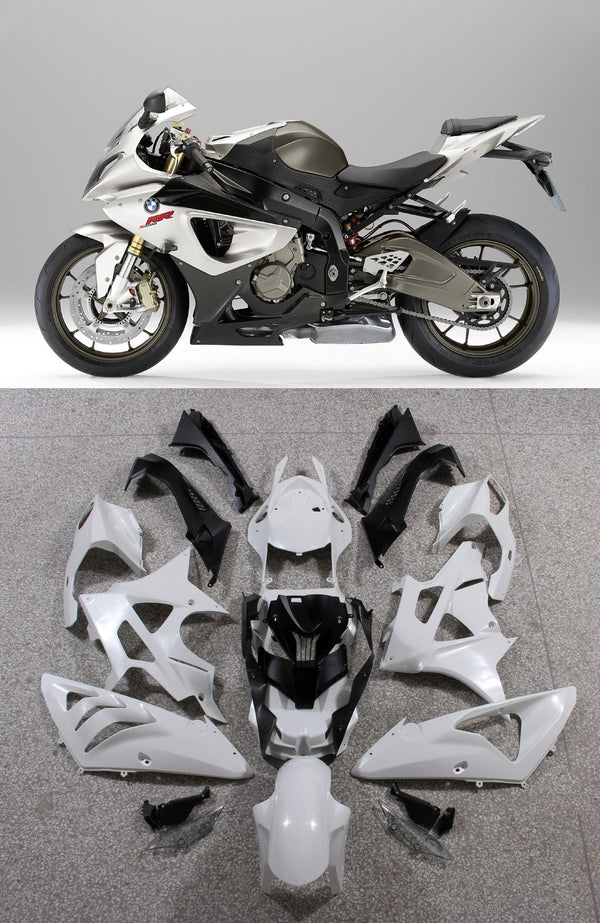 Fairings for 2009-2014 BMW S1000RR Mineral Silver Metallic SRR   Generic