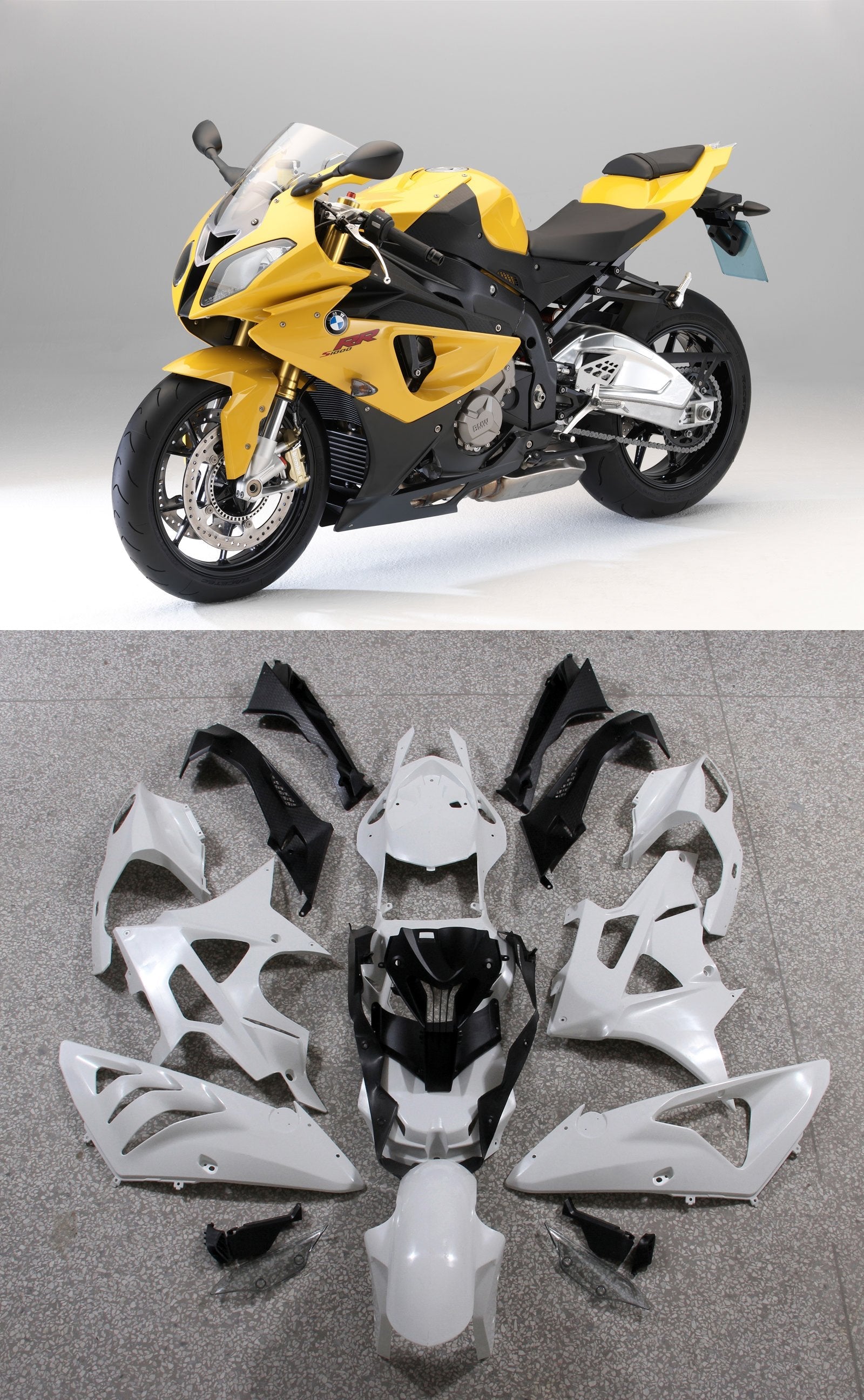 BMW S1000RR 2009-2014 هيكل السيارة هدية ABS حقن صب 14 لون عام