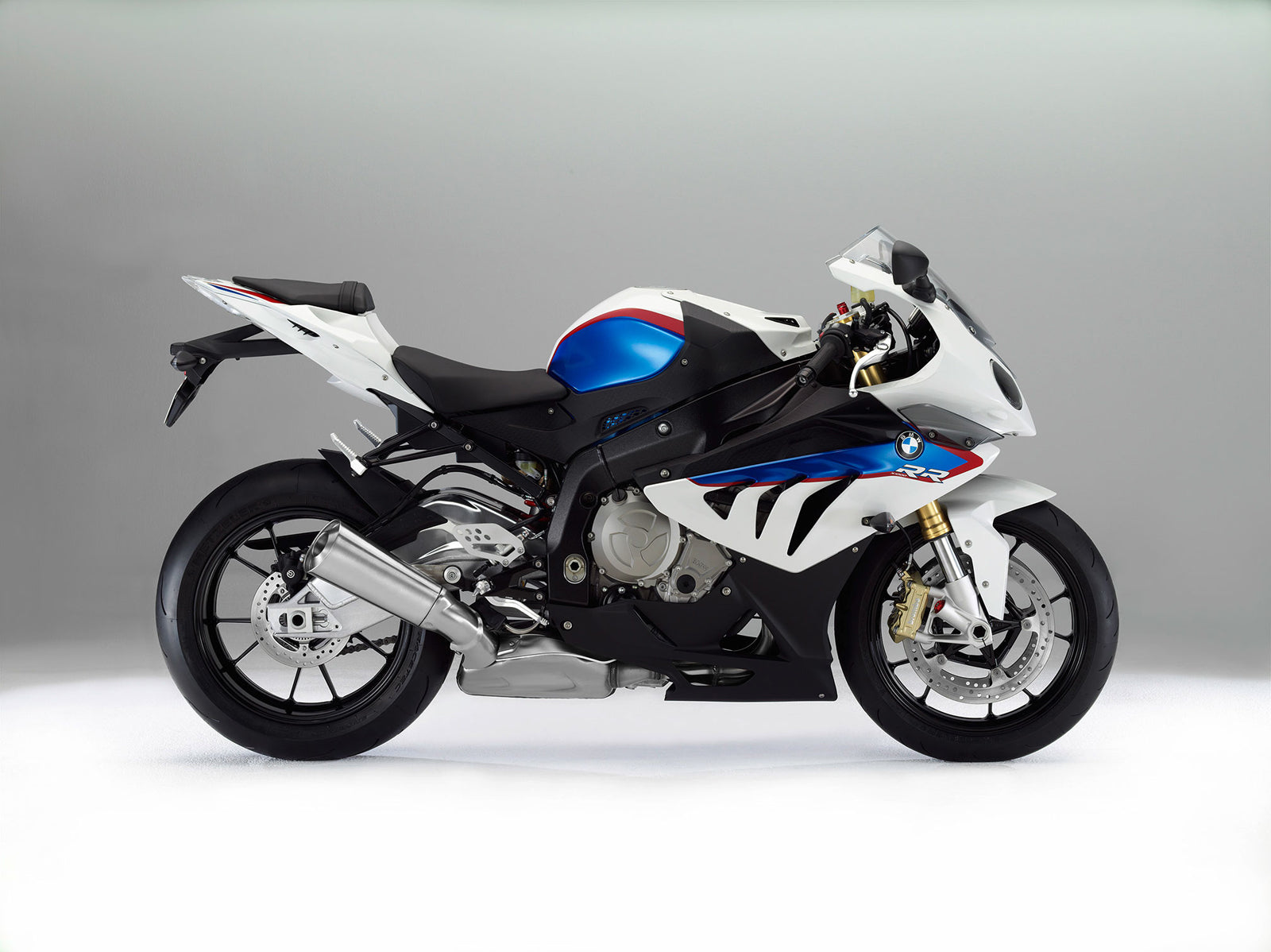 Fairings for 2009-2014 BMW S1000RR White Blue SRR  Generic