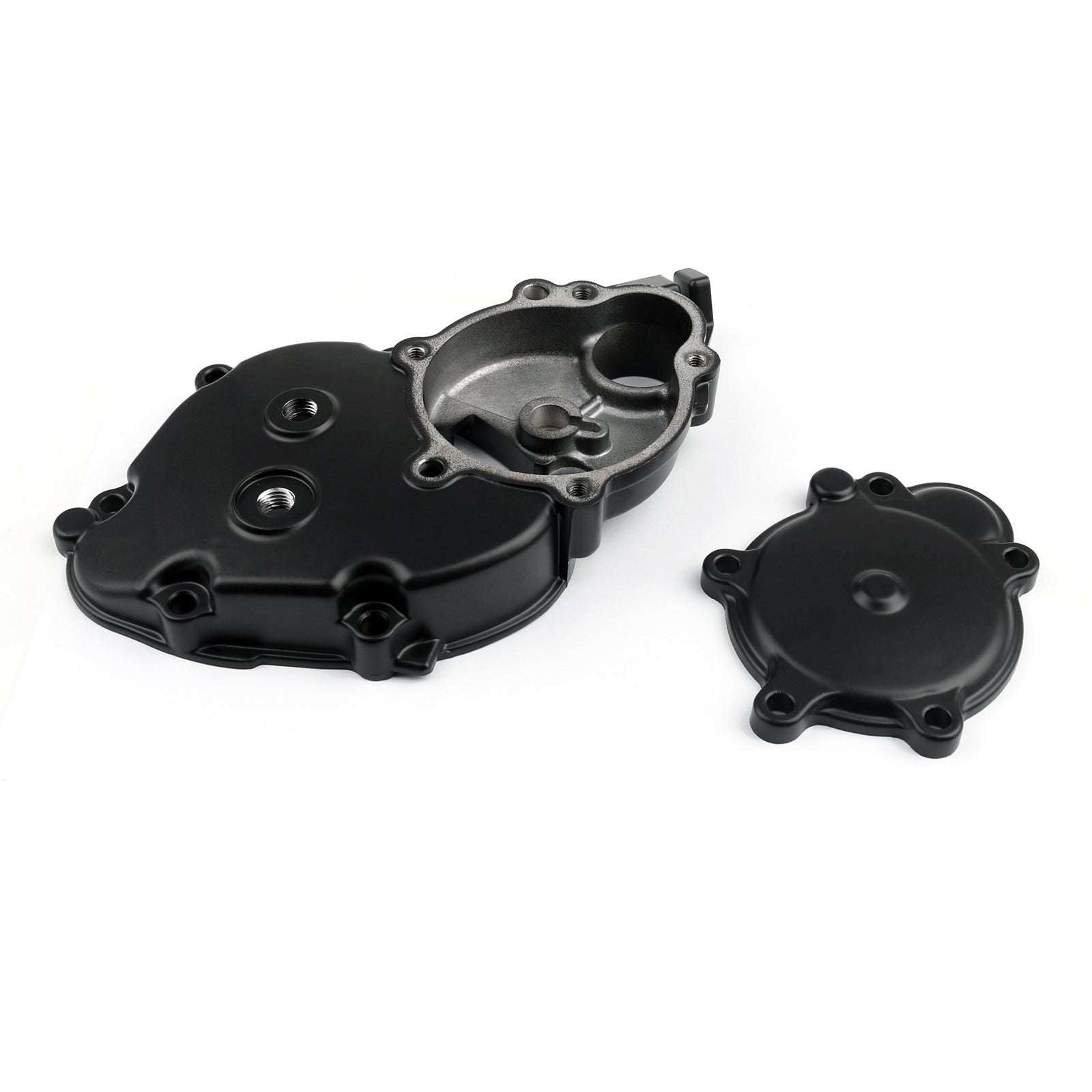 Engine Starter Case Crankcase Cover Fit For Kawasaki Ninja ZX10R (06-10) Black Generic